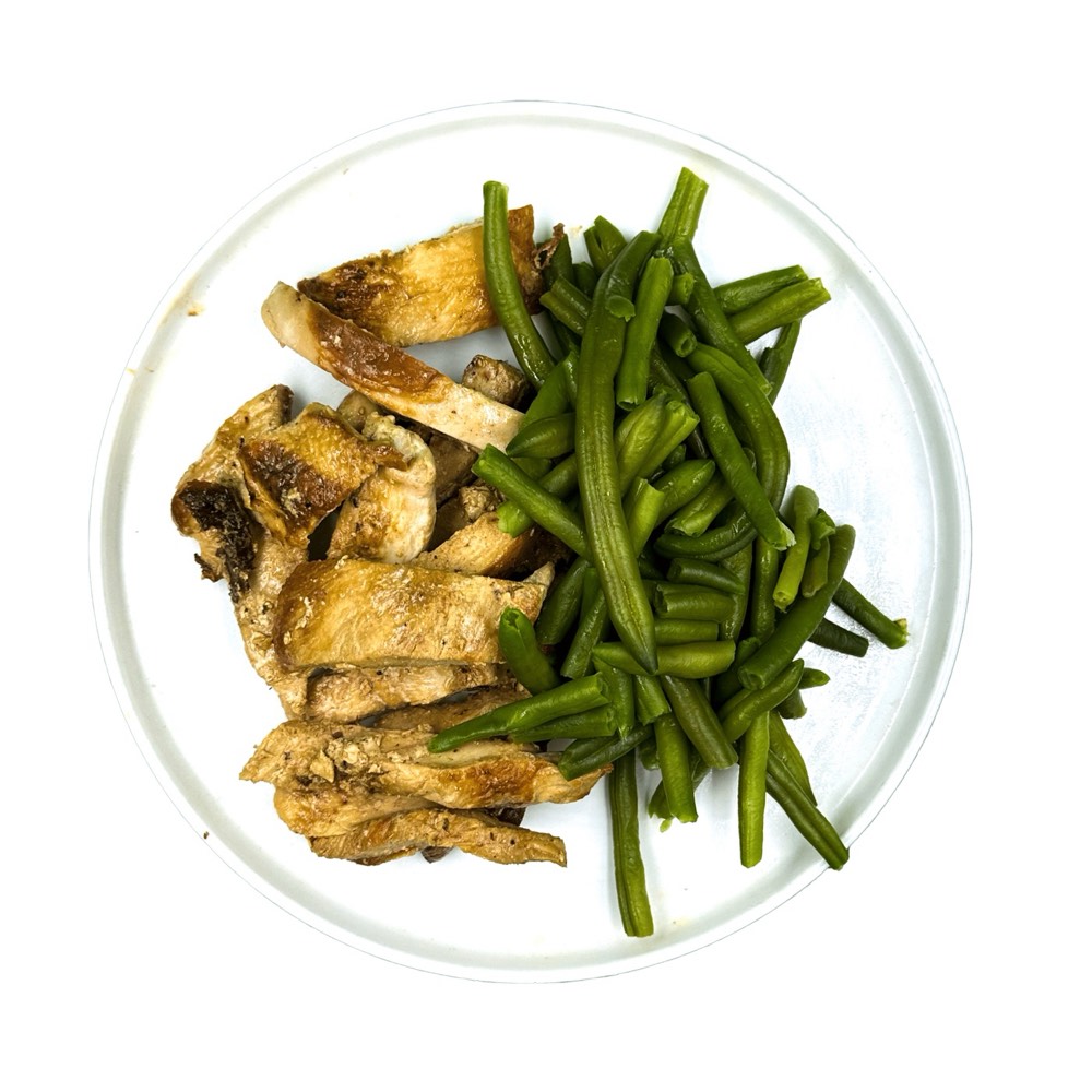 Straccetti di Pollo e Fagiolini
